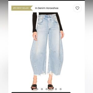 Citizens Of Humanity Light Blue Flare & Wide Leg Jeans